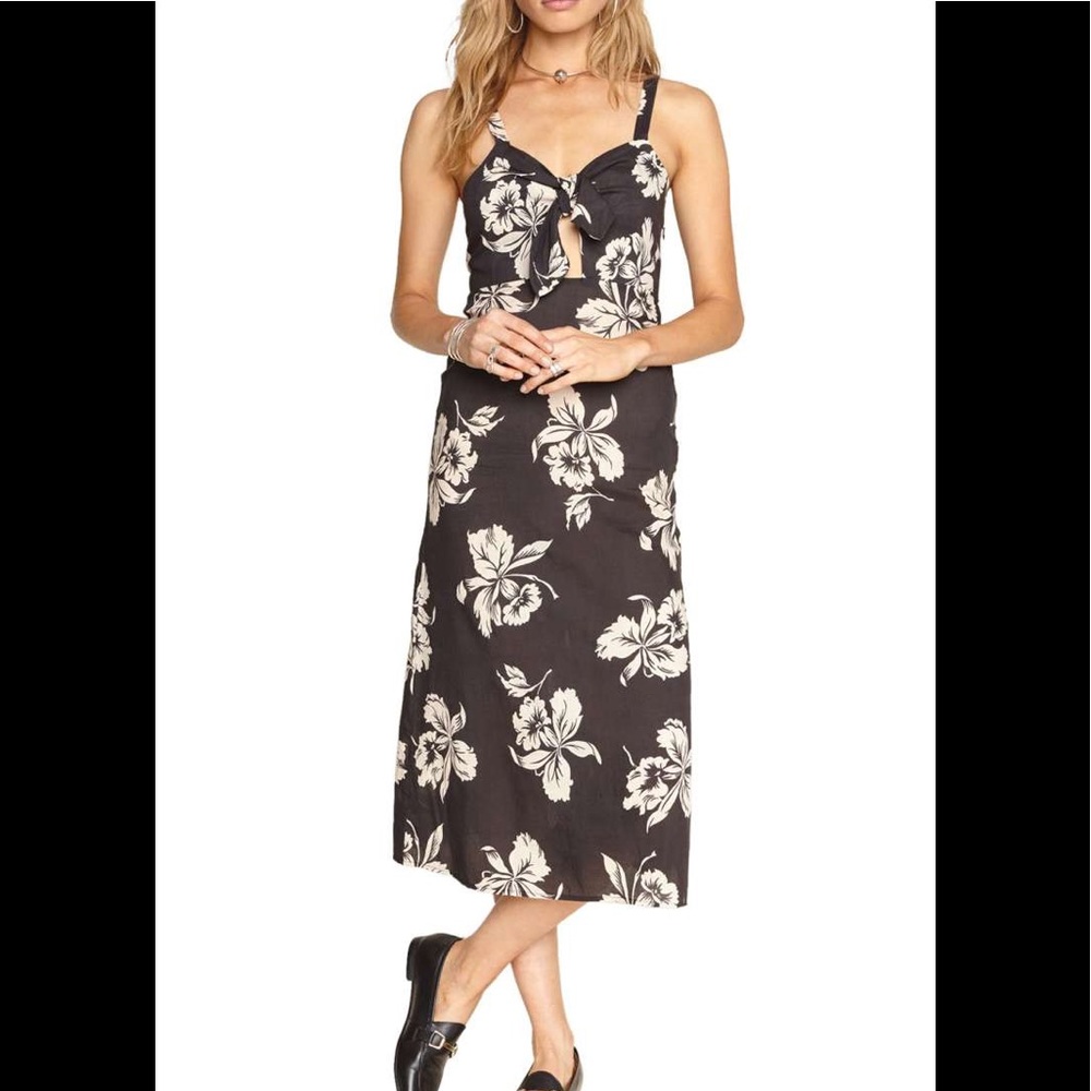 Amuse Society Floral Midi Dress